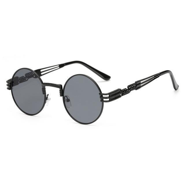 2 Chainz Vintage Sunglasses - Steampunk Round Shades Sunglasses AM 1901 C1