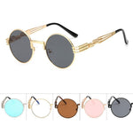 2 Chainz Vintage Sunglasses - Steampunk Round Shades Sunglasses AM 1901 C1