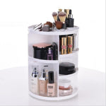 360 Rotating Makeup Organizer Makeup Accessories Black