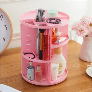 360 Rotating Makeup Organizer Makeup Accessories Black