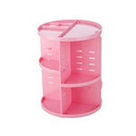 360 Rotating Makeup Organizer Makeup Accessories Pink