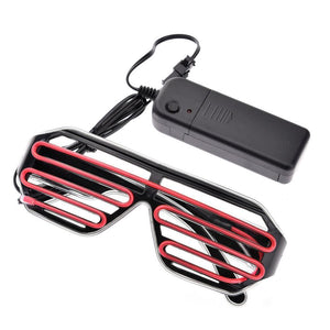 loomrack 2-Color Flashing LED Party Glasses Glow Party Supplies