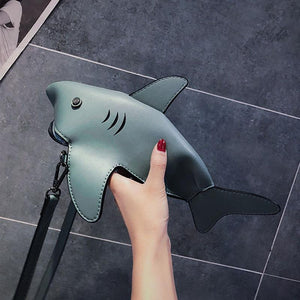 3D Shark Crossbody Bag