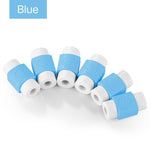 loomrack 6 Piece Cable Charger Protector Mobile Phone Accessories Blue