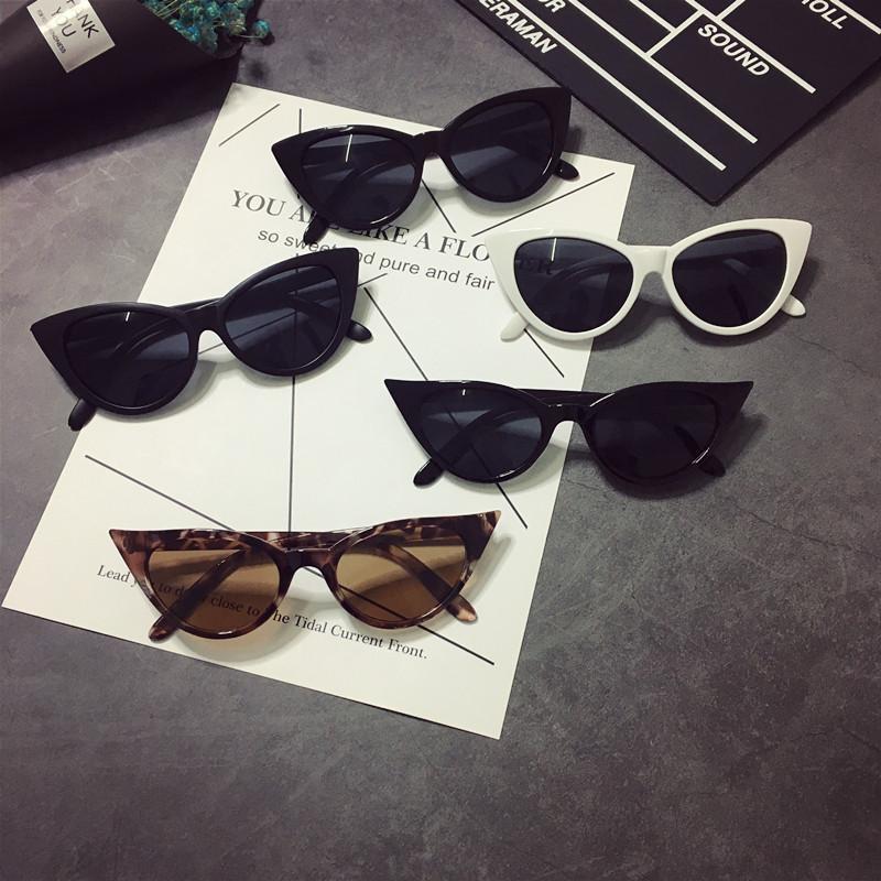 90s Retro Lady Cat Eye Pointed Tip Sunglasses