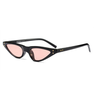 loomrack 90s Small Pointy Sunglasses Sunglasses Pink