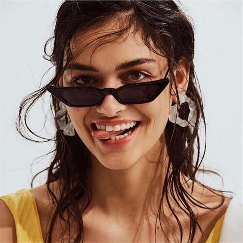 90s Small Rectangular Pointy Sunglasses