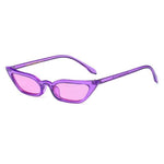 loomrack 90s Small Rectangular Pointy Sunglasses Sunglasses Pruple